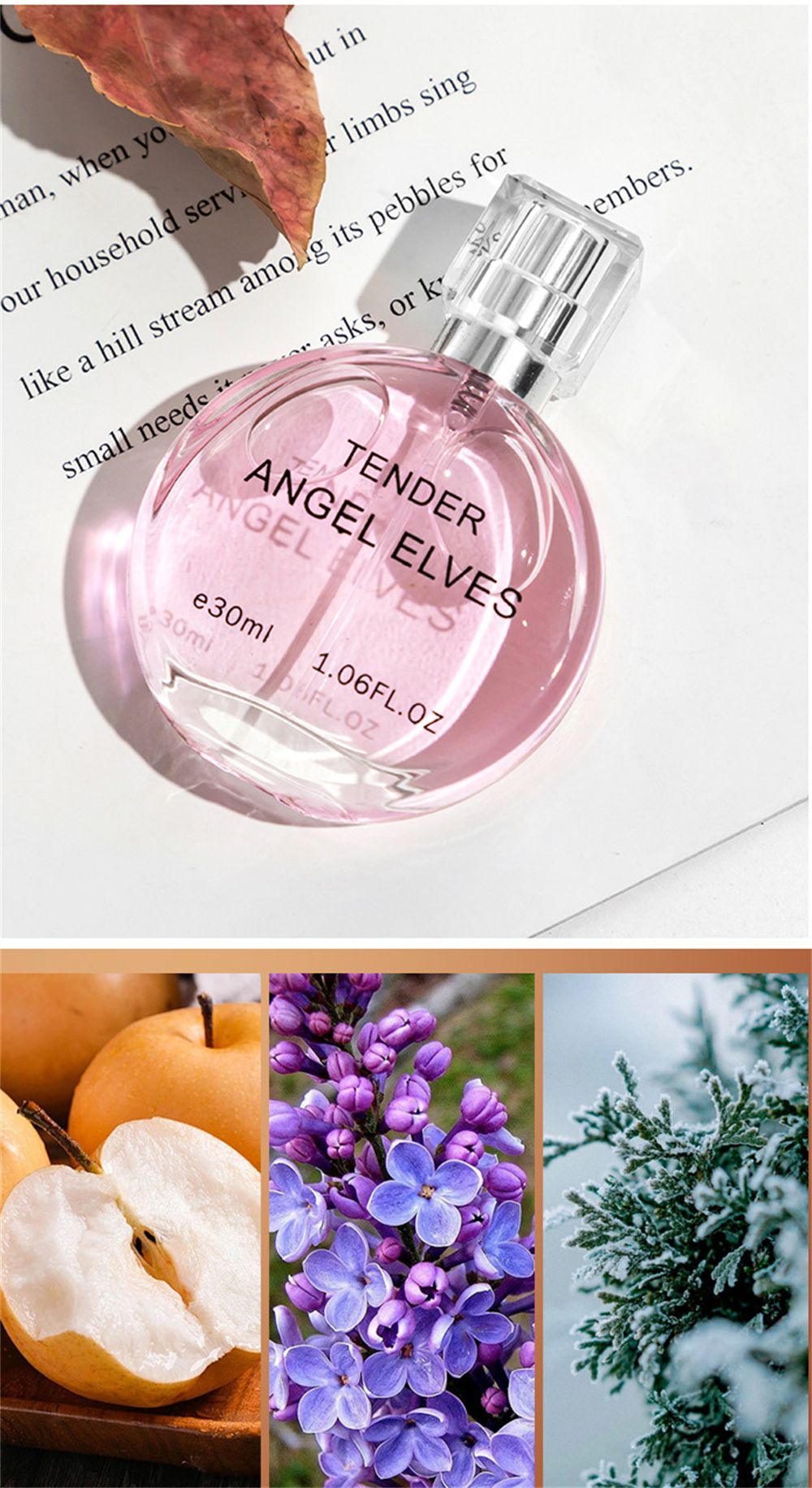 Perfume Feminino de Alta Qualidade 120ml Conjunto de 4 Peças Perfumes Femininos com Caixa de Presente Parfum Femme Spray de Fragrância Duradoura com Aroma Floral Frutado