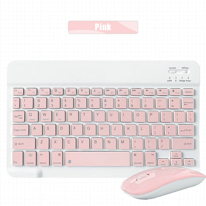 Mini Wireless Keyboard Bluetooth Keyboard For ipad Phone Tablet Portable Bluetooth Keyboard and Mouse For Samsung Xiaomi Android