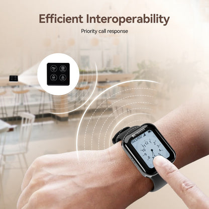 Retekess wireless calling system restaurant pagers TD113 waterproof touch watch TD033 waiter call buttons for cafe bar hookah