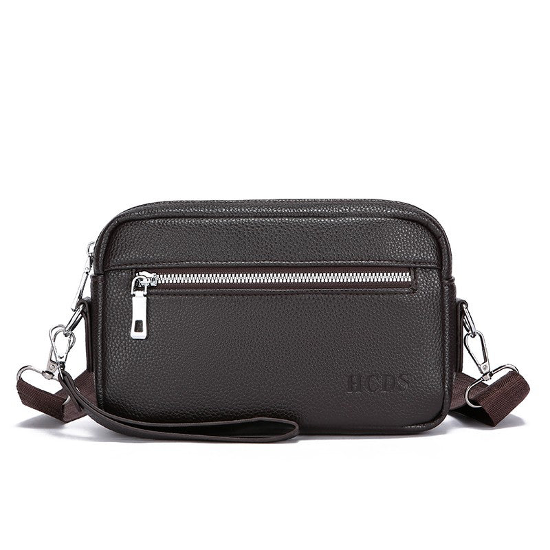 New Style Hand-Held Men's Bag - Trendy Large-Capacity Waterproof Shoulder Bag Casual And Versatile Cross-Body Bag