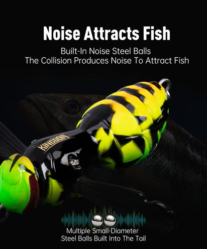 Isca Flutuante Reino de Vespas 4.2g 6.6g 40mm 48mm Inseto Artificial Biônico Isca Dura Pesca Baixo Carpa Lúcio Wobbler