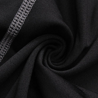 Men One Leg Compression Tights Pants Compression Polyester Sports Training Basketball Tights Pants Athletic Base Layer Tights