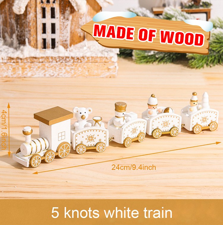 Wooden/Plastic Train Christmas Ornament Merry Christmas Decoration For Home 2025 Xmas Gifts Noel Natal Navidad New Year 2026
