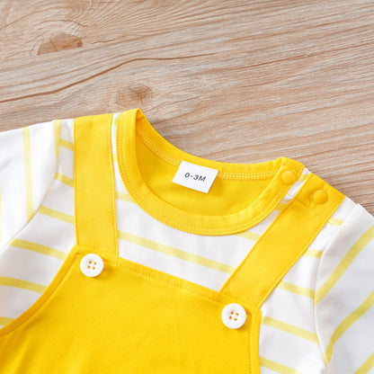 IURNXB Newborn Baby Romper Summer Cat Printed Short Sleeve Stripe Jumpsuit Infant One Piece Outfit for Boys Girls Unisex 0-18M
