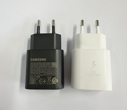 Original Samsung 25W Charger PD Type C Wall Chargeur Galaxi Z Fold 6 5 Z Flip 4 S25 S24 S23 A05s A54 A24 A23 M54 M13 M22 M32 M53