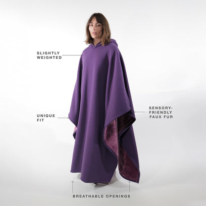 Eden Hoodie Unisex Oversized Hoodie Cloak light weight Super Warm Ultra-Soft Faux Fur Liner Winter Cloth Gift for Christmas