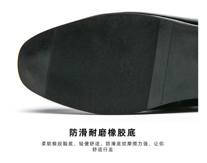 New Black Loafers Men Slip-On Round Toe Fashion Mens Dress Shoes Free Shipping Wedding Shoes for Men Size 38-47