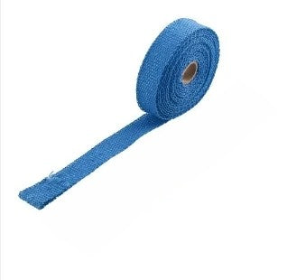 5M Roll Fiberglass Heat Shield Motorcycle Exhaust Thermal Tape Header Pipe Heat Wrap Tape Thermal Protection with Stainless Ties