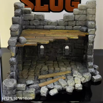 Novo 1/35 Jogo de Computador Metal Slug Tanque Batalha Cena Heróis Inimigo Cativo Mini Pintado Bonito Coleção Montar Brinquedos de Modelo