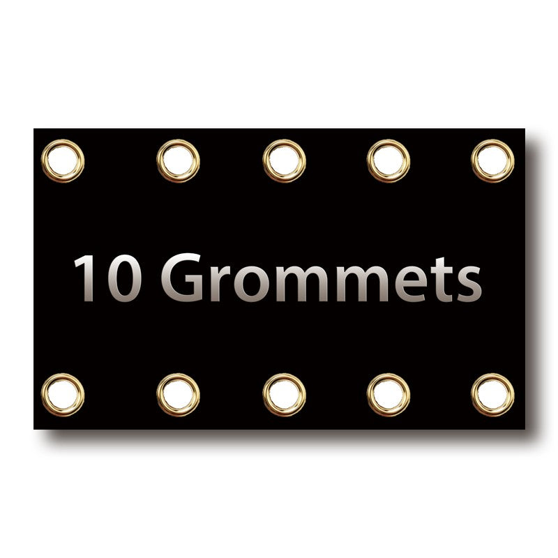 Custom Flag 3x5FT  Banner - Print Your Own Logo/Design/Words - Vivid Color, Double Stitched - 100D Polyester with Brass Grommets