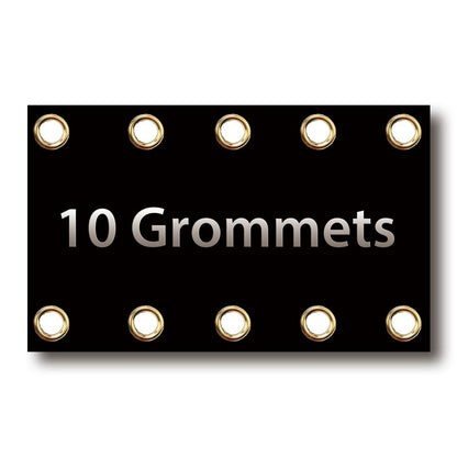 Custom Flag 3x5FT  Banner - Print Your Own Logo/Design/Words - Vivid Color, Double Stitched - 100D Polyester with Brass Grommets