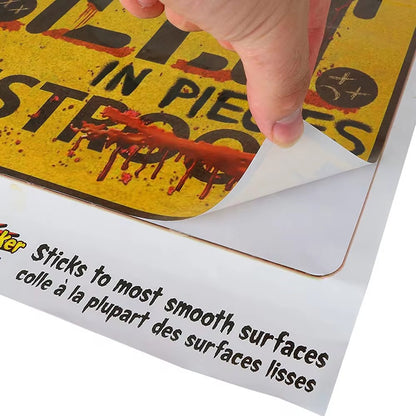 Halloween Party Decoration Wall Horror Night Mural Stickers Bloody Stickers Bathroom Toilet Stickers Parody Glass Horror Sticker