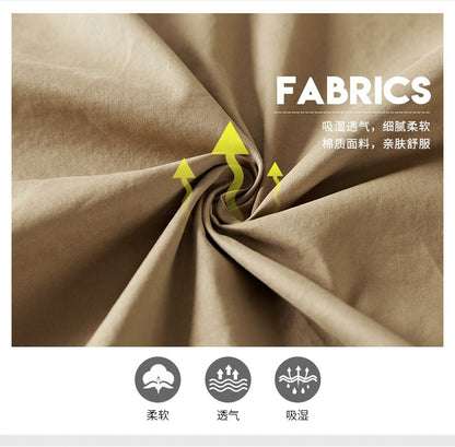 2025 Summer Men Oversized Shirts Casual Loose Breathable Fashion Cotton Shirts Male Work Cargo Shirts Blouses Men Clothing 5XL