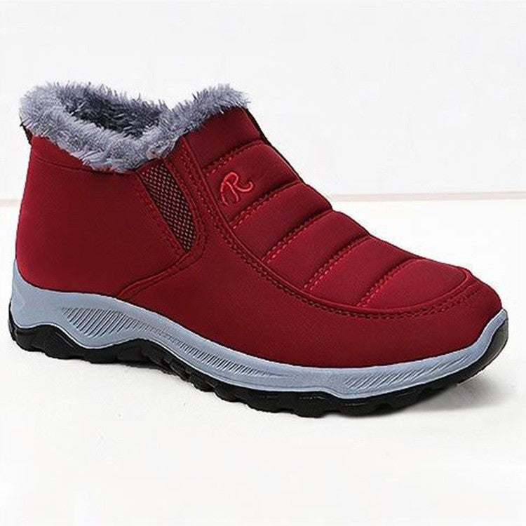Women's Boots Unisex Winter Shoes Women Waterproof Snow Boots Female Slip On Casual Shoe Plush Footwear Men's Ankle Botas