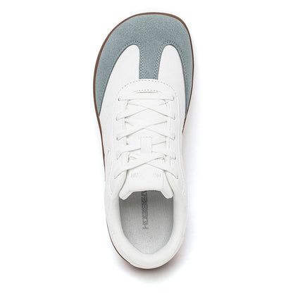 HOBIBEAR Barefoot Wide Toe Sneakers Unisex Zero Drop Minimalist Canvas Shoes Non Slip Lace Up Walking Sneaker