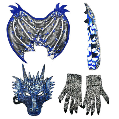 Dragon Costume for Boys Kids Onesie Fun Dress-Up for Halloween Birthday Party Carnival Cosplay