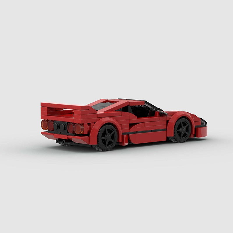 MOC Carro Esportivo de Corrida Veículo Cidade Speed Racer Modelo Técnico Blocos de Construção Tijolos Supercarro F1 Brinquedos Infantis Presentes para Meninos NSX