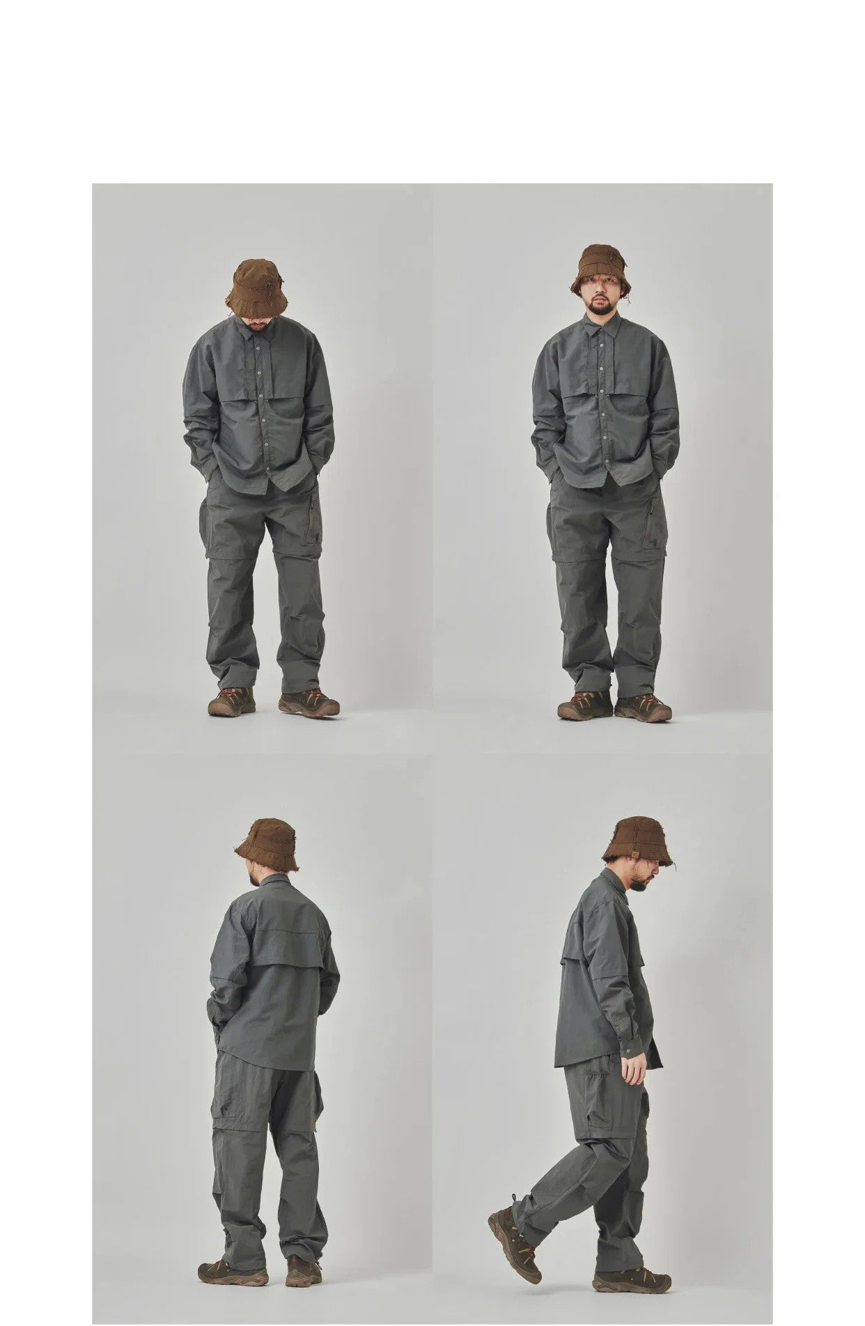 Dry Men Quick Outdoor Waterproof Lightweight Tack Techwear Cargo Shirts Man Streetwear Loose Casual Long Sleeve Oversize Shirt