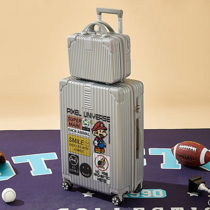 2025 New Large-capacity Suitcase 20/22/24/26/28-inch Cart Box Travel Boarding Case Portable Trolley Suitcase Roller Suitcase