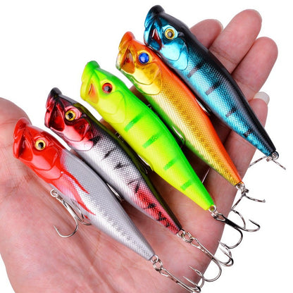 Conjunto de Iscas de Pesca Mini Truta Flutuante Isca Articulada Artifical Crazy Swing Isca Dura de Crank Bait Isca de Lápis