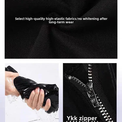 High Waist Loose Fit Bell Bottom Jeans Women's Black Slimming Denim Pants Spring 2025 Fashion Trend Wide Leg Casual Trousers