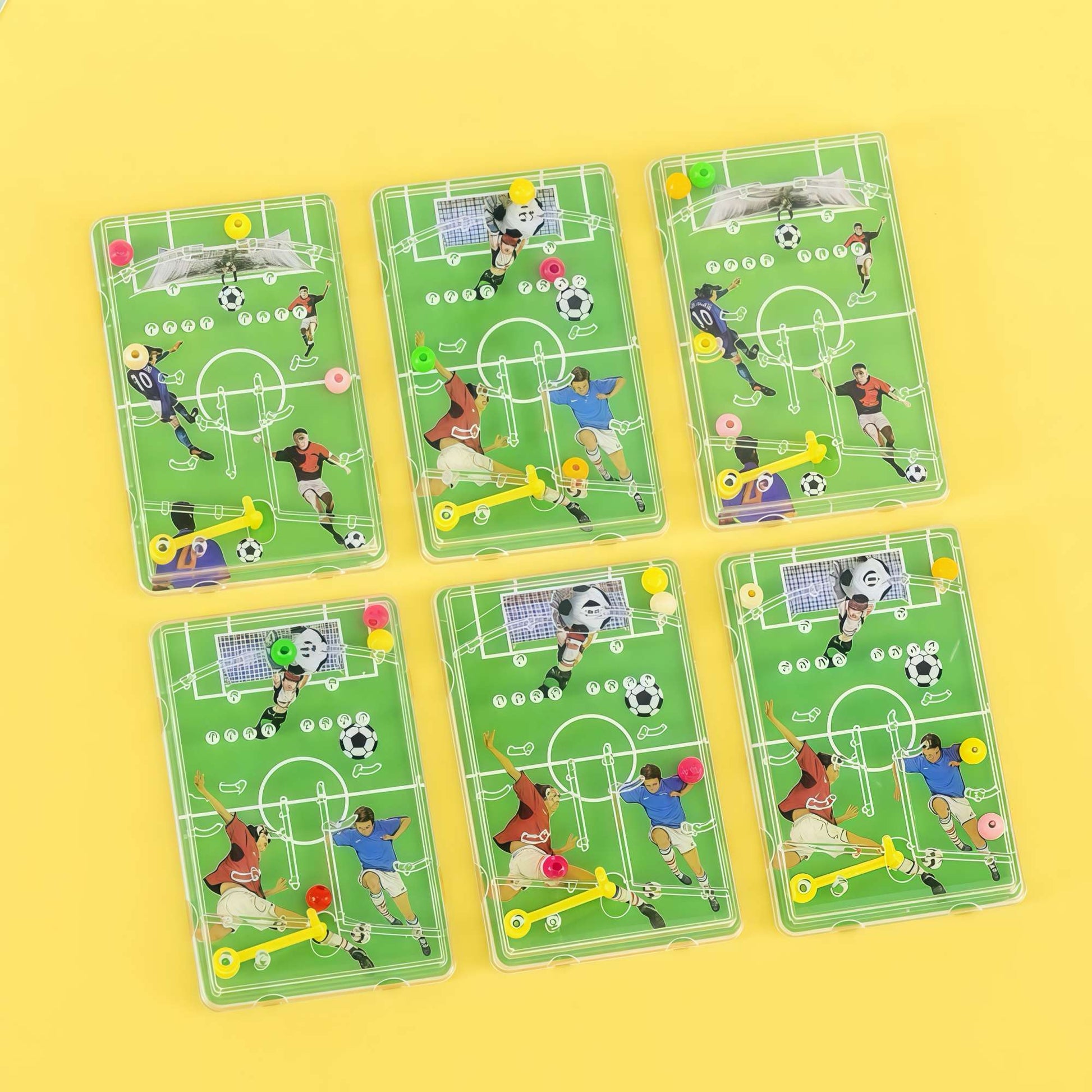 5/10/20/30pcs Soccer Maze Pinball Game Toys for Kids Boys Birthday Party Favors Soccer Sport Theme Party Gifts Classroom Prizes