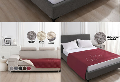 Capa Anti Vazamento e Antiderrapante para Cama de Cachorro, Manta para Sofá, Tapete para Cama de Animais de Estimação, Protetor de Colchão para Carro, Capa de Sofá para Gatos e Cães