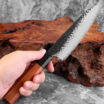 1-7 PCS Knife Set,Professional 3-Layer Composite Steel Kitchen Knives Set,Ultra Sharp Japanese Chef Knife with Octagonal Handle