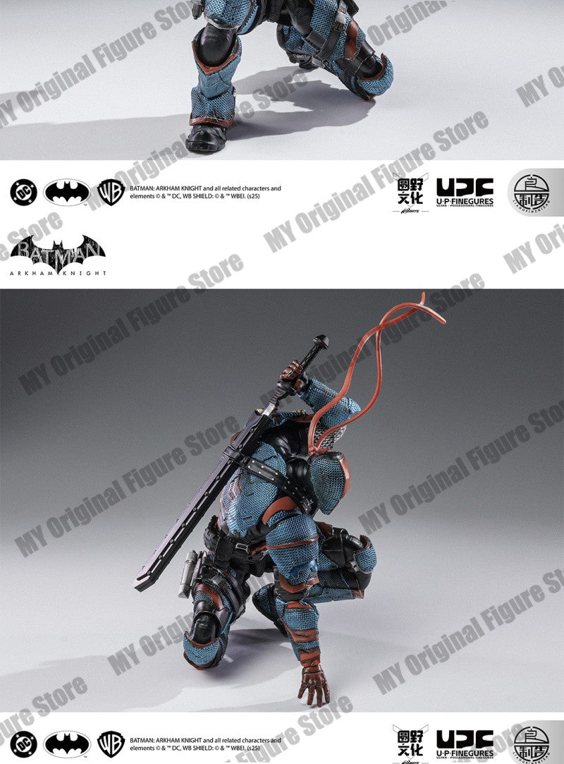 EM ESTOQUE LPZZ Deathstrok Figura U-P-Finegures Arkham Knight V8.04 Terno Bonecos de Ação Batman Estatueta 1/12 Coleção DC Brinquedo