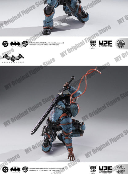 EM ESTOQUE LPZZ Deathstrok Figura U-P-Finegures Arkham Knight V8.04 Terno Bonecos de Ação Batman Estatueta 1/12 Coleção DC Brinquedo