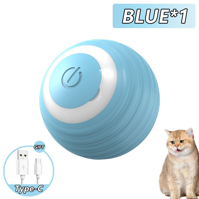 Bola Interativa Inteligente para Gatos, Brinquedo Automático para Gatos, Bola Mágica Rolante, Brinquedo Eletrônico Interativo para Gatos, Acessórios para Jogos de Gatos