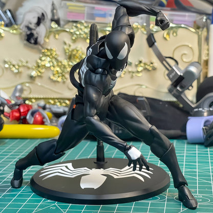 Hot Mess Toys Boneco de Ação do Homem-Aranha Preto Anime Aranha Terno Vermelho Preto Vizinho Simbionte Aranha Escarlate Cc Toys Brinquedo de Presente