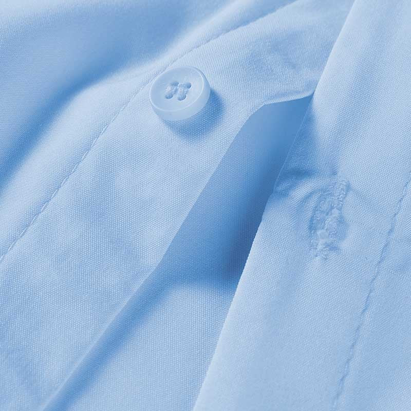 New Men's Business Casual Solid Color Short Sleeved Shirt for Summer Fashion No Ironing Comfortable and Versatile Top