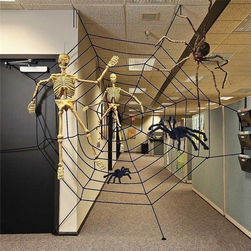 Halloween Aranha de Pelúcia Grande Decoração de Halloween de Terror Adereços de Festa Decoração Gigante de Aranha para Exterior Brinquedo de Pelúcia de Aranha Preta de 30-200cm