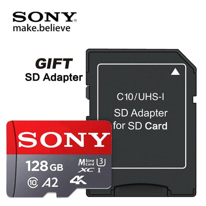 Cartão Micro TF SD SONY Cartão de memória SD Extremo 1TB 512GB 128GB 256GB U3 V30 4K Cartões de memória flash completos para telefone computador câmera