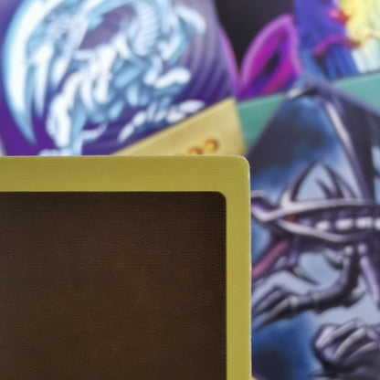 100 unids Yu-Gi-Oh Anime Estilo Cartas Olhos Azuis Mago Negro Exodia Obelisco Slifer Ra Yugioh DM Cartão Clássico Proxy DIY Presente Infantil