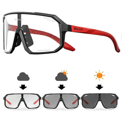 Óculos de Ciclismo Fotocromáticos Masculino Feminino Bicicleta de Montanha Óculos de Sol de Estrada Novo Ciclismo Esportes ao Ar Livre Óculos de Caminhada