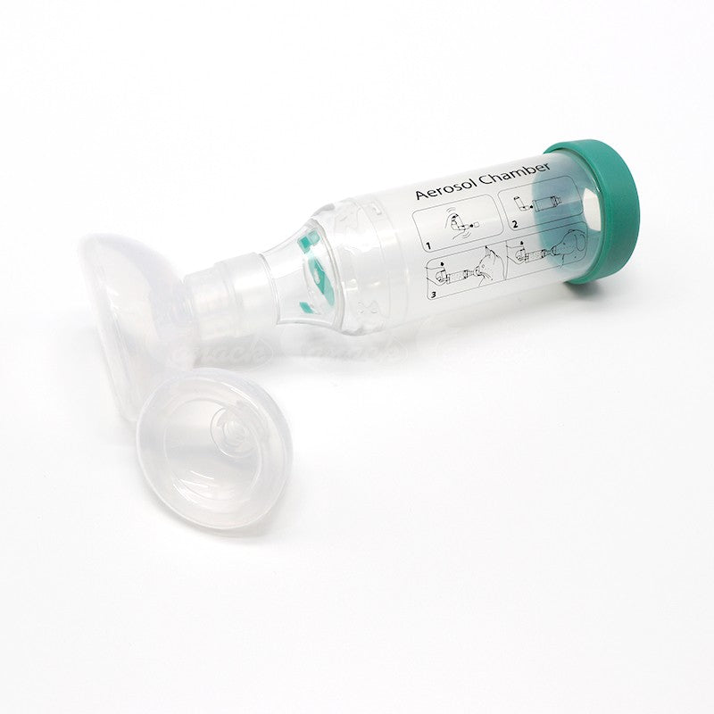 Câmara de Aerossol com máscara de silicone Espaçador Inalador Pet Para Gato Cão