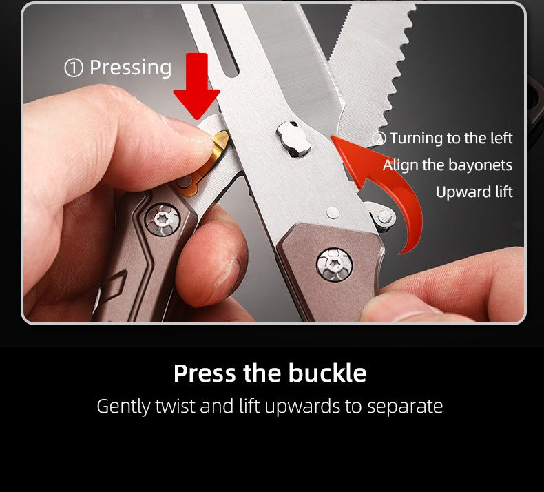Heavy Duty Poultry Shears - A Must Have Kitchen Shears for Chicken and Meat Cutting - Stainless Food Kitchen Scissors