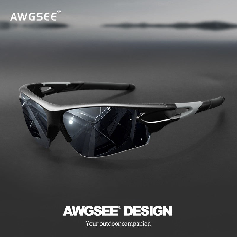 Sports Sunglasses for Men & Women – Semi-Rimless UV400 Protection for Baseball, Running, Fishing, Golf & Driving