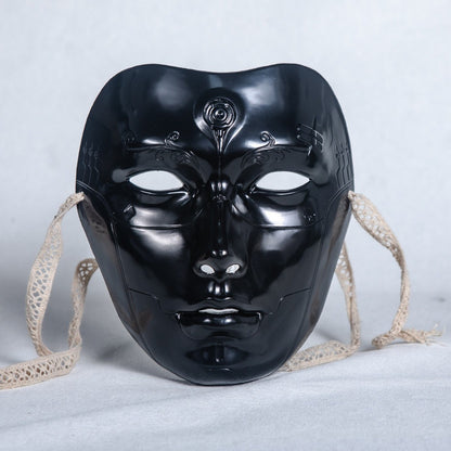 Ancient Style Machinery Beautiful Male Adult Party Beauty Mask Chinese Style Hand-painted Decorative Hanfu Accessory Mask