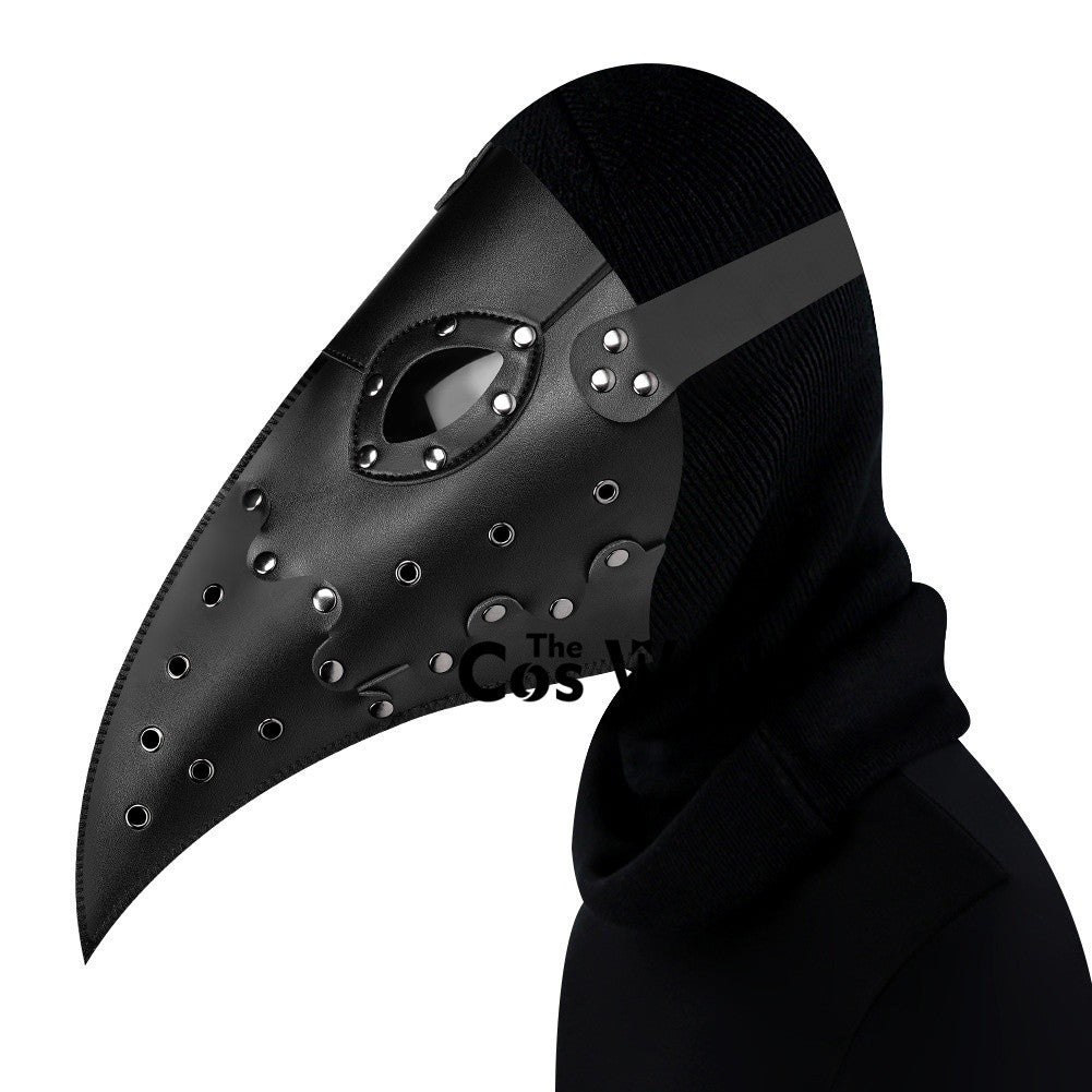Halloween Plague Doctor Mask Steampunk Gothic Bird Beak Props for Party Carnival Cosplay Costumes Masquerade
