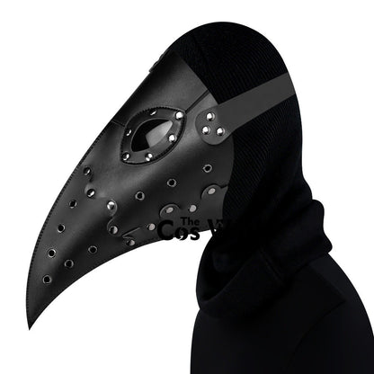 Halloween Plague Doctor Mask Steampunk Gothic Bird Beak Props for Party Carnival Cosplay Costumes Masquerade