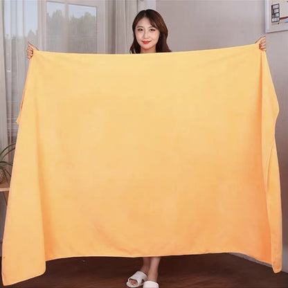 New ultra absorbent ultra-fine fiber bath towel, soft and fast drying, oversized bath towel, sports beach bathroom towel