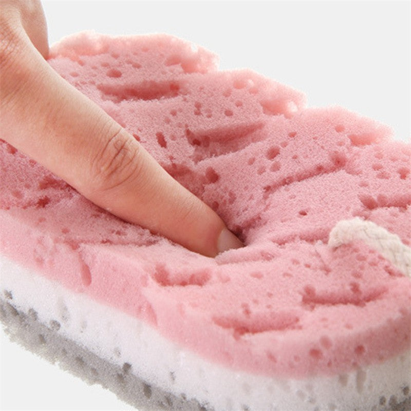 Sponge Bath Ball Shower Rub For Whole Body Exfoliation Massage Brush Scrubber Body Brush Sponge Brush Bathroom 1/2/3PCS