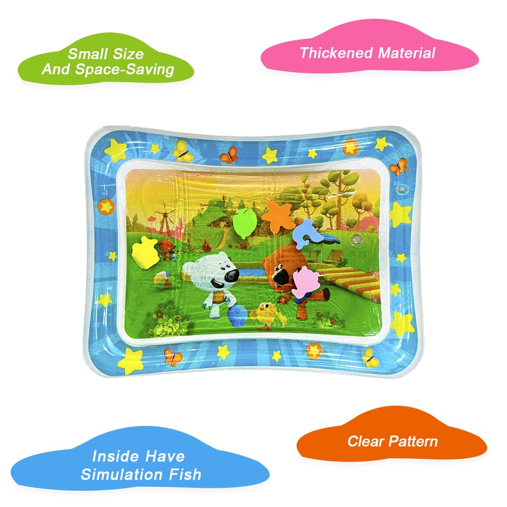 Baby Water Play Mat Inflatable Cushion PVC Infant Tummy Time Toddler Water Pad For Kids Early Education Developing Activity Toys