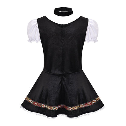 Party Dress Cosplay Dress Costume with Fantasy Theme Elegant Western Masquerade Costume for Women Spring Stage Performance