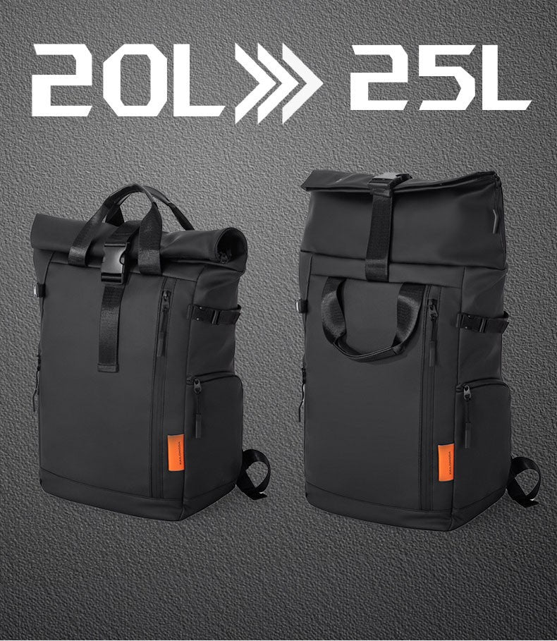 Mochila Masculina para Viagem, Notebook de 15,6 polegadas, Impermeável, para Acampamento, Caminhada, Escola, Faculdade e Negócios