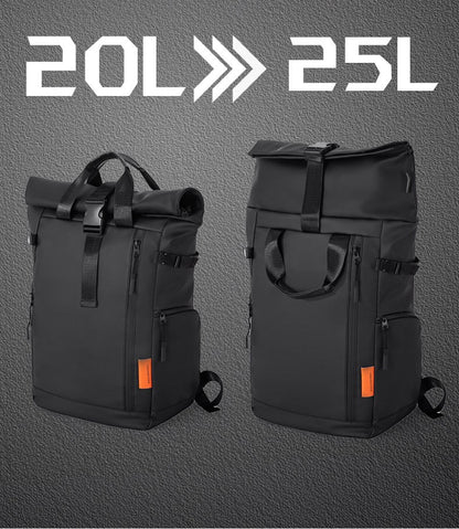 Mochila Masculina para Viagem, Notebook de 15,6 polegadas, Impermeável, para Acampamento, Caminhada, Escola, Faculdade e Negócios