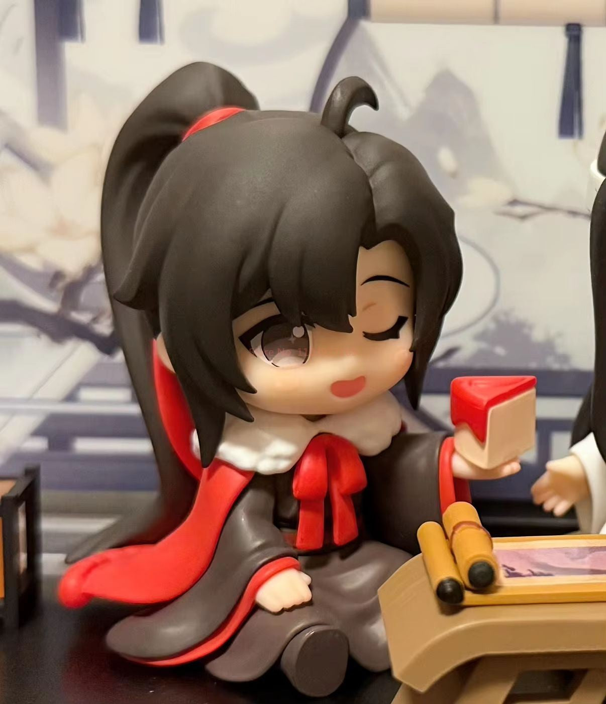 Mo Dao Zu Shi Cloud Deep Series Anime Figurine - Wei Wuxian Lan Wangji Q-Version Action Toy Model Collectible Gift for Fans